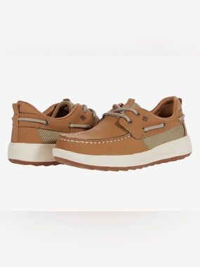 Sperry Fairwater Plush-wave Tan Moccasins